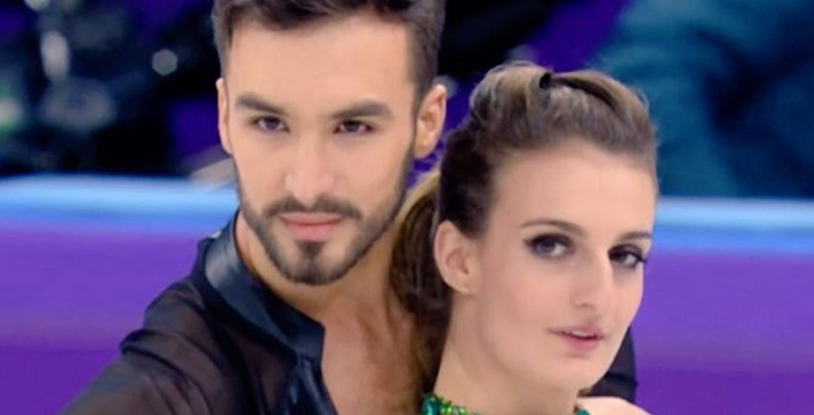 Gabriella Papadakis et Guillaume Cizeron des patins en argent