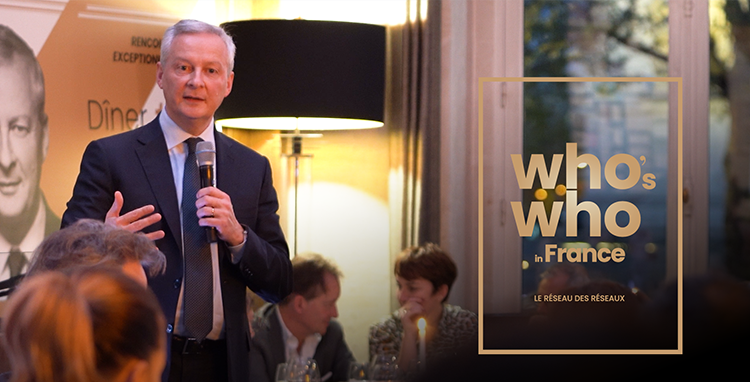 Sans tabous, Bruno Le Maire anime le premier dîner du Who’s Who